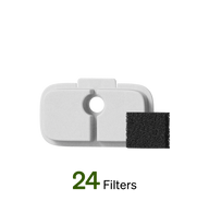 Petlibro PETLIBRO cat pet fountain filter set, white tray with round hole and black foam; for litter box automatic feeder use