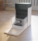 Petlibro PETLIBRO cat pet automatic feeder, black and white, open food tray; mentions fountain and litter box setup