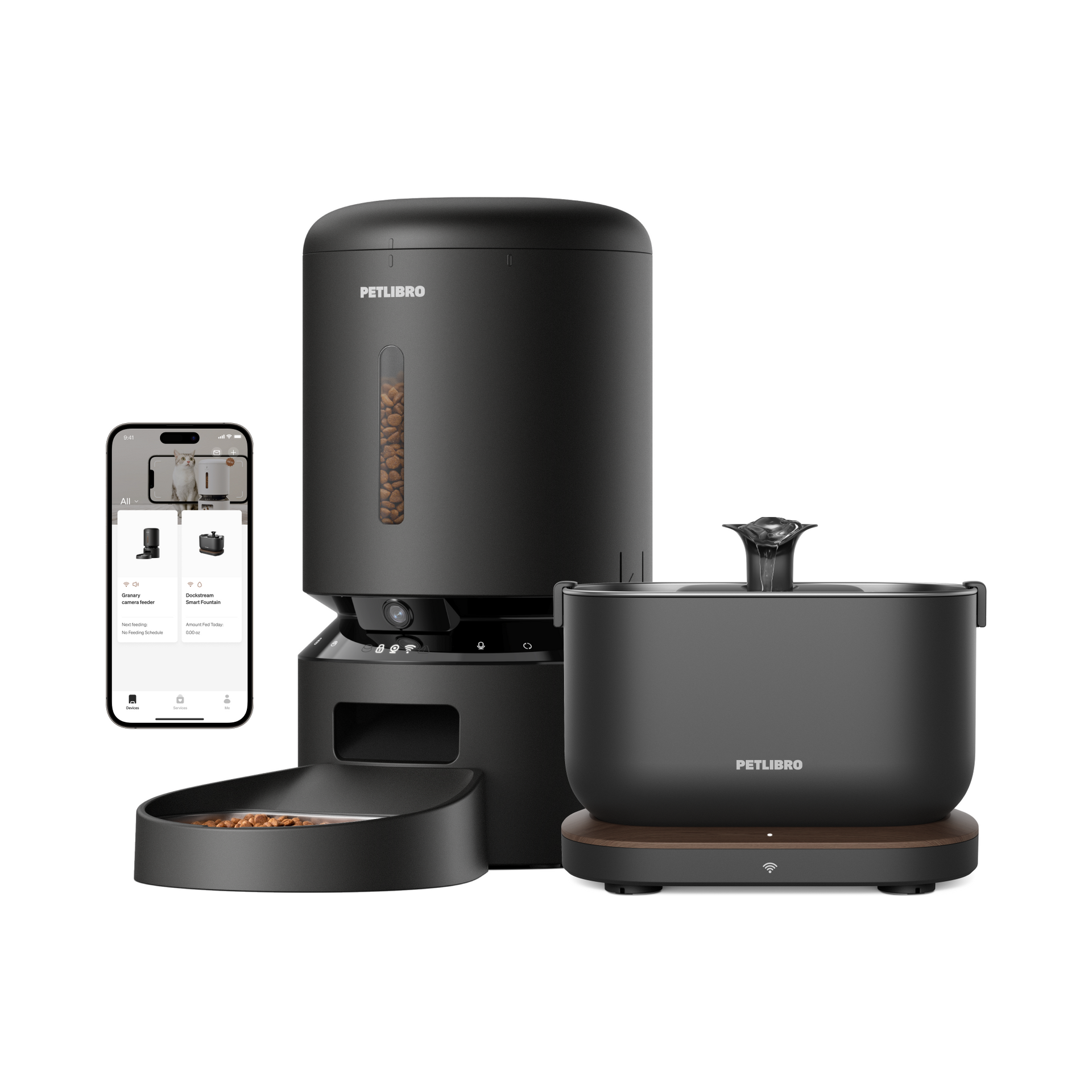 Granary Smart Camera Feeder & Fountain Bundle #1