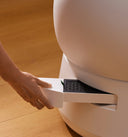 Petlibro PETLIBRO cat pet fountain litter box automatic feeder, hand pulls out white drawer with black filter tray