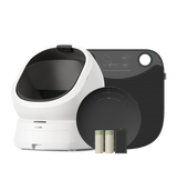 Petlibro PETLIBRO cat pet litter box kit with mat and filters; mentions fountain and automatic feeder for smart pet care