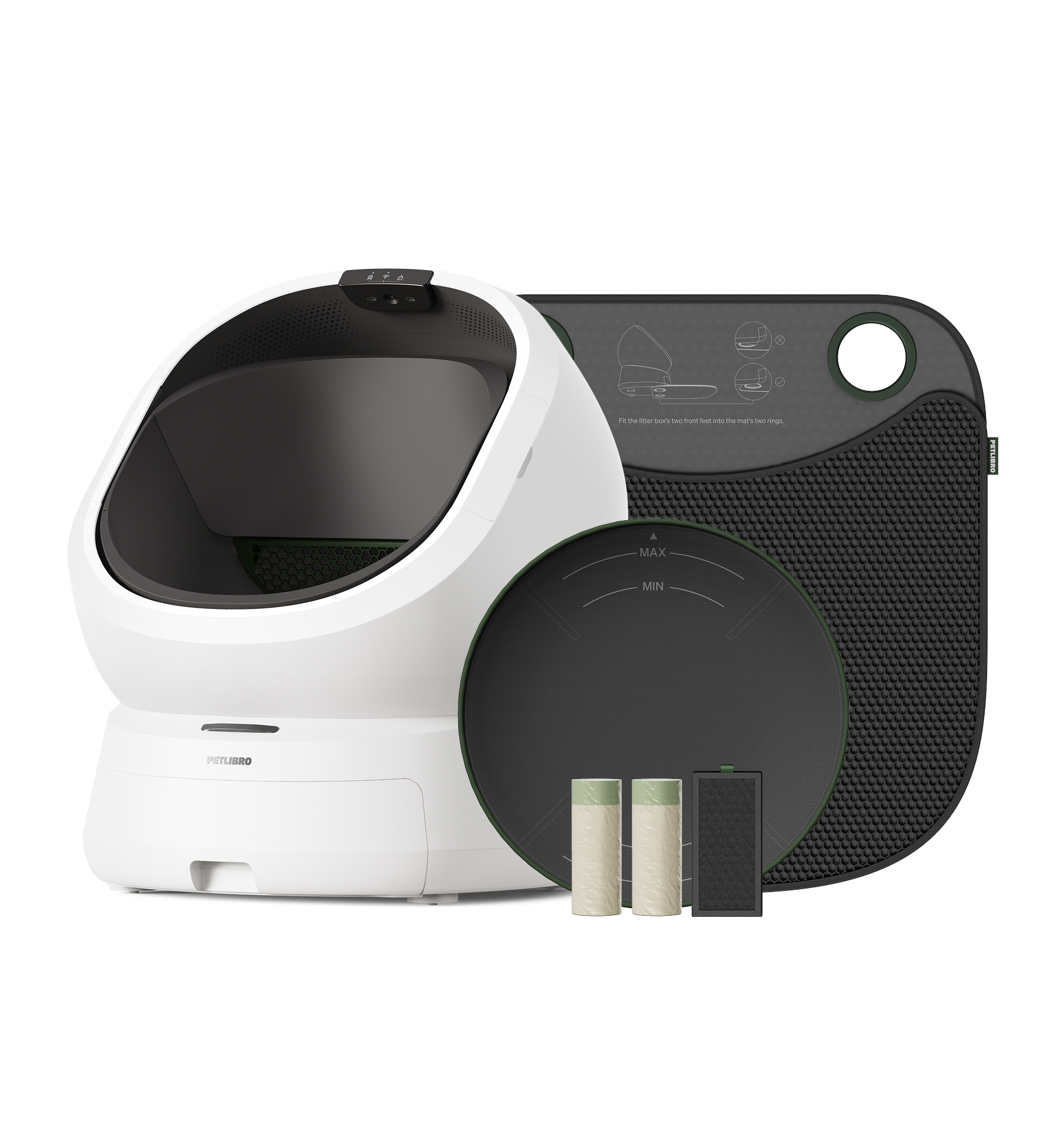Luma Smart Litter Box & Accessory Kit Pet