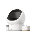 Petlibro PETLIBRO cat pet litter box with fountain and automatic feeder, white smart devices with app screen display