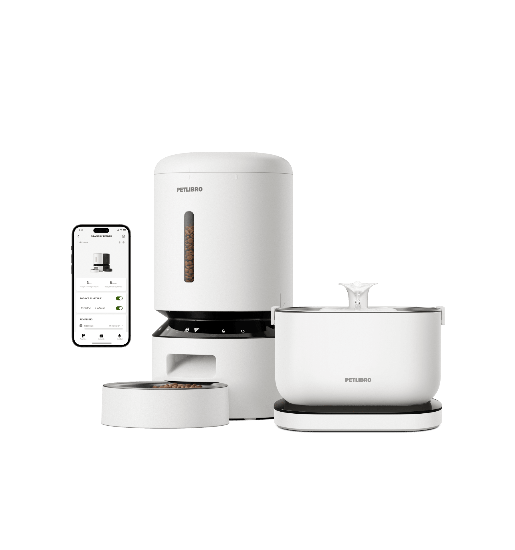 Granary WIFI Feeder & Dockstream Cordless Fountain