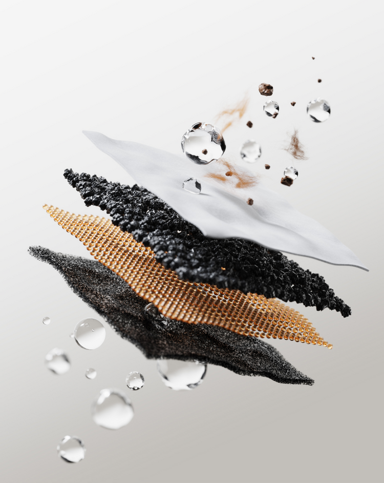 Petlibro PETLIBRO filtre multicouche anti-poils pour animal de compagnie, chat; pour fontaine à eau, bac à litière, distributeur automatique de nourriture