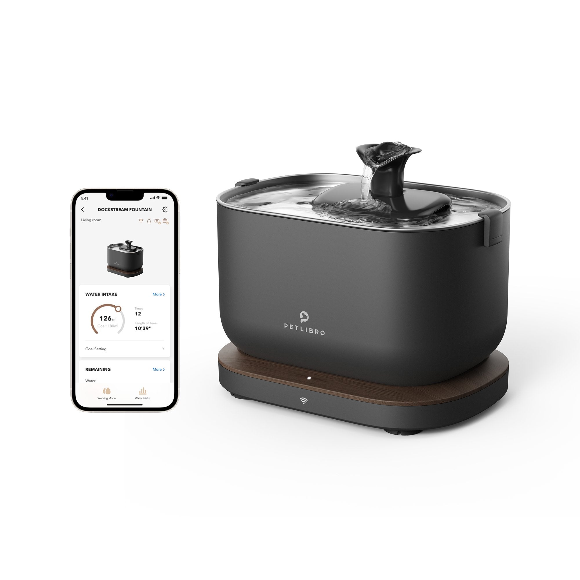 PETLIBRO Dockstream Smart Pet Fountain — real product photograph