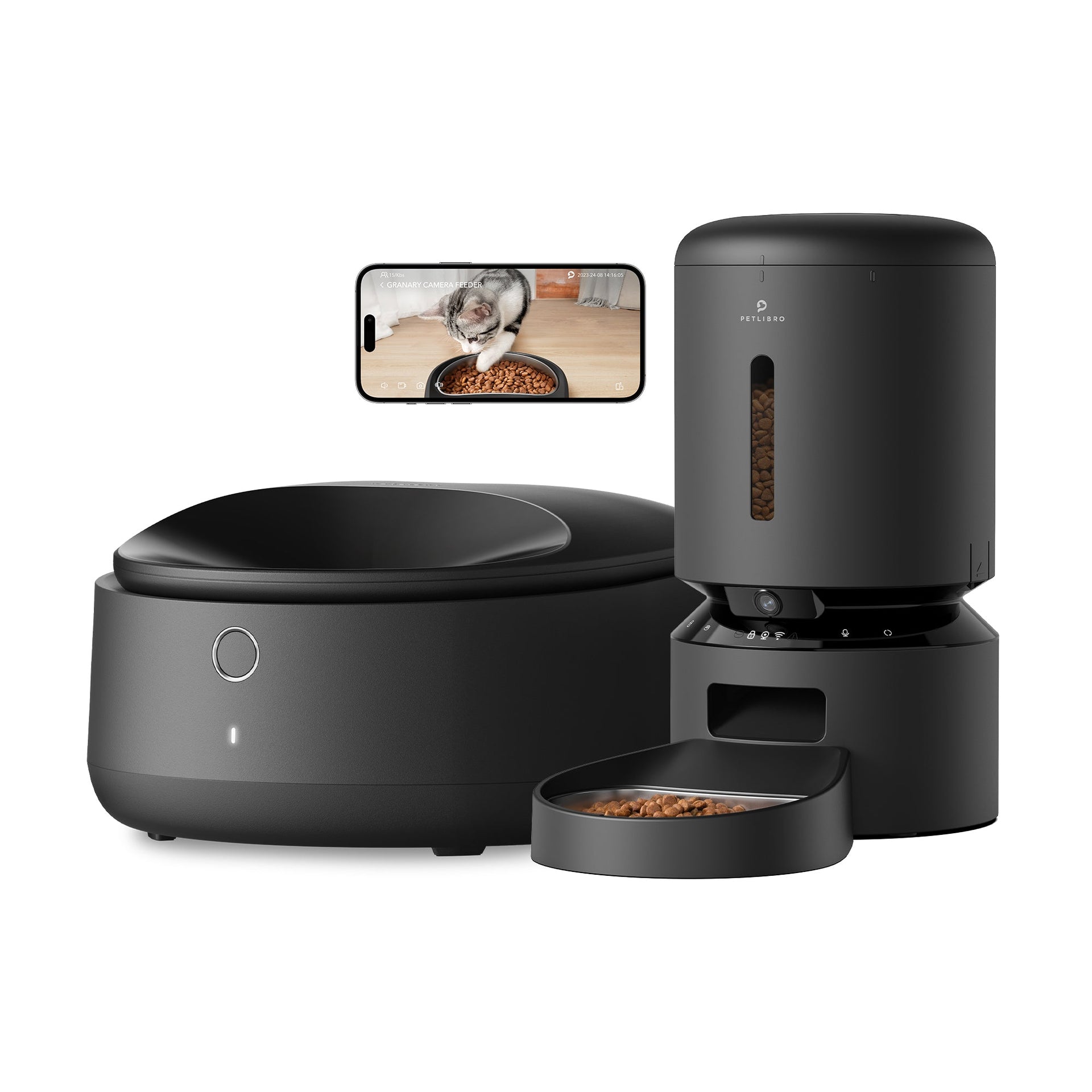 Polar Wet Food Feeder & Granary Camera Feeder Bundle